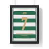 Celtic Jota 7 Scottish Premiership Champions 2026 framed poster