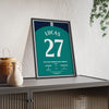Tottenham 2018-19 Champions League semifinal Lucas 27 framed lifestyle mockup