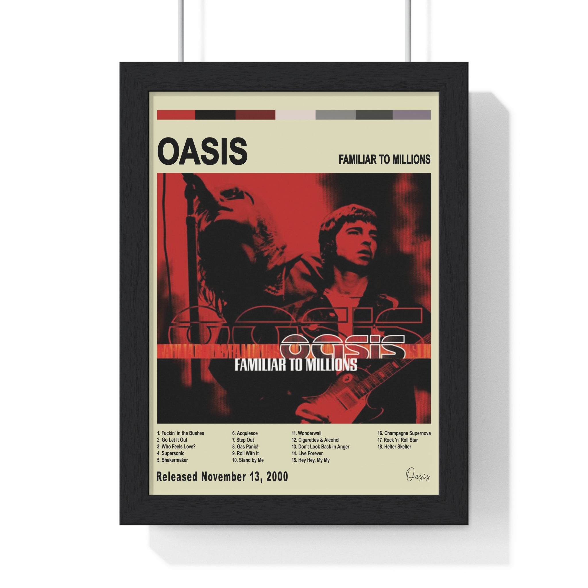 Oasis Album cover Poster