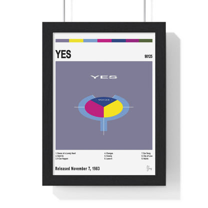 Yes - 90125 Album Cover Poster