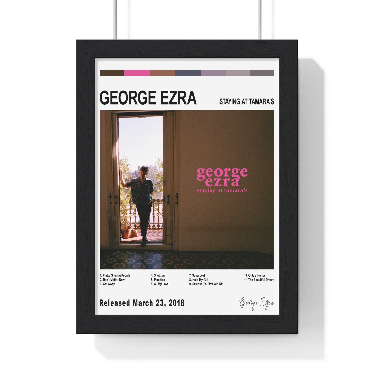 George Ezra - Staying at Tamara’s Album Cover Poster