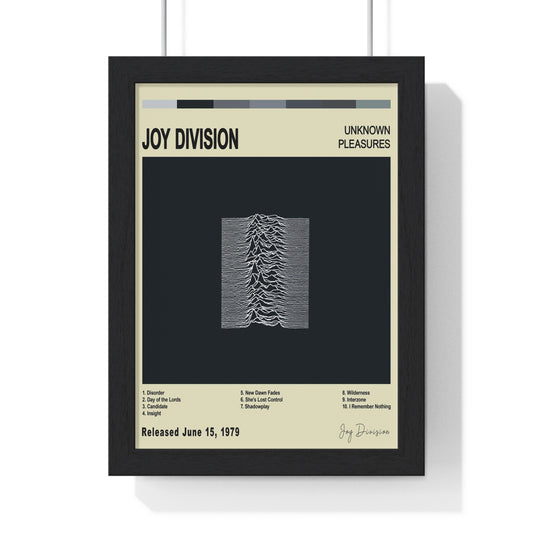 Joy Division - Unknown Pleasures Album Cover Poster