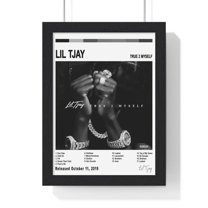 Lil Tjay - True 2 Myself Album Cover Poster