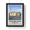 Cledara Abbey Stadium illustrated print celebrating Cambridge United