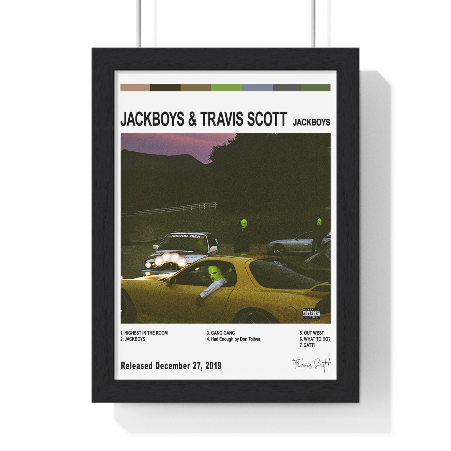 Travis Scott Album Cover Wall Poster