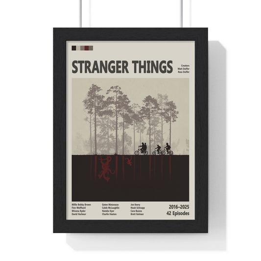 Stranger Things Minimilist TV Series Poster