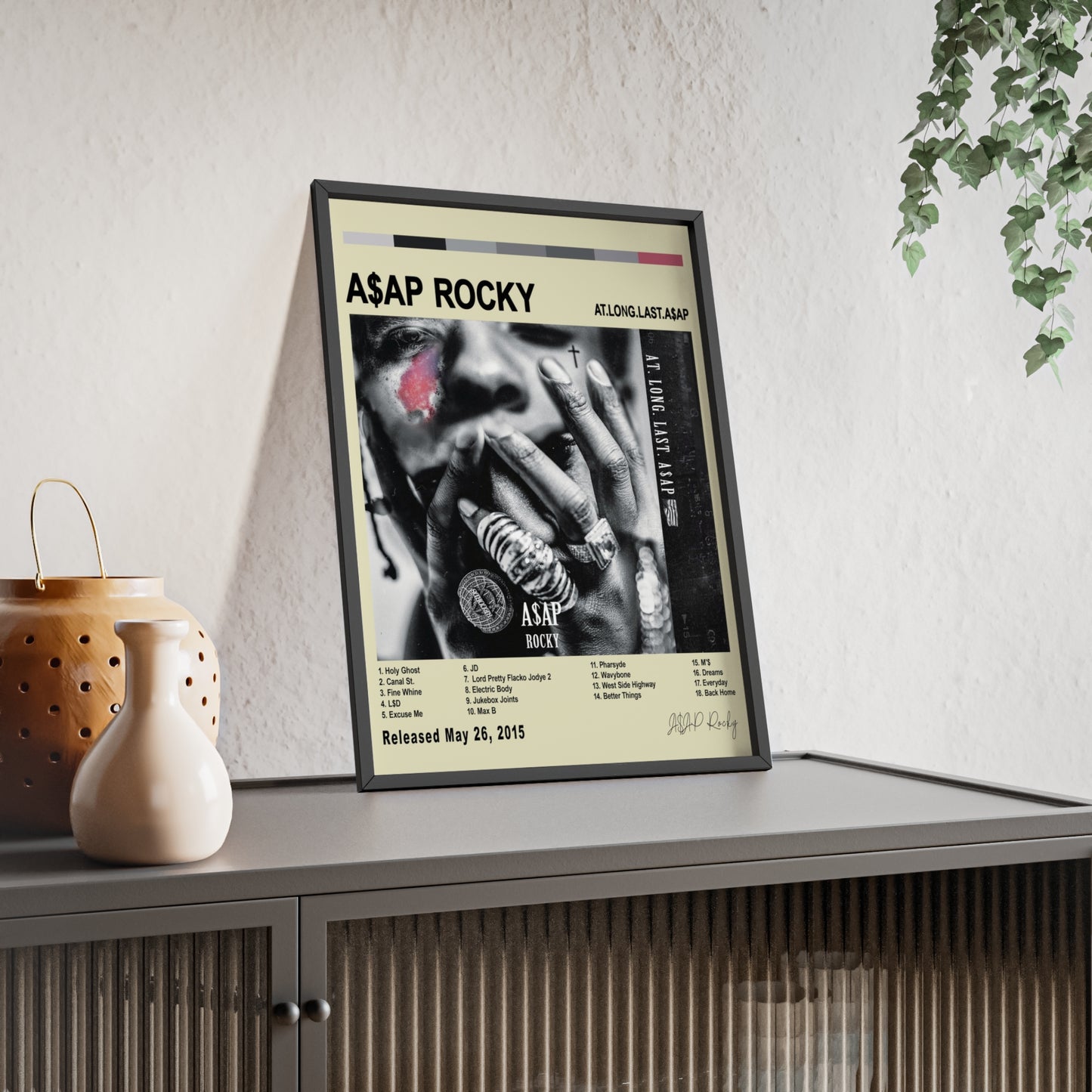 A$AP Rocky - AT.LONG.LAST.A$AP Album Cover Poster