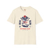 Black t-shirt with Forrest Gump Running Club Movie Parody