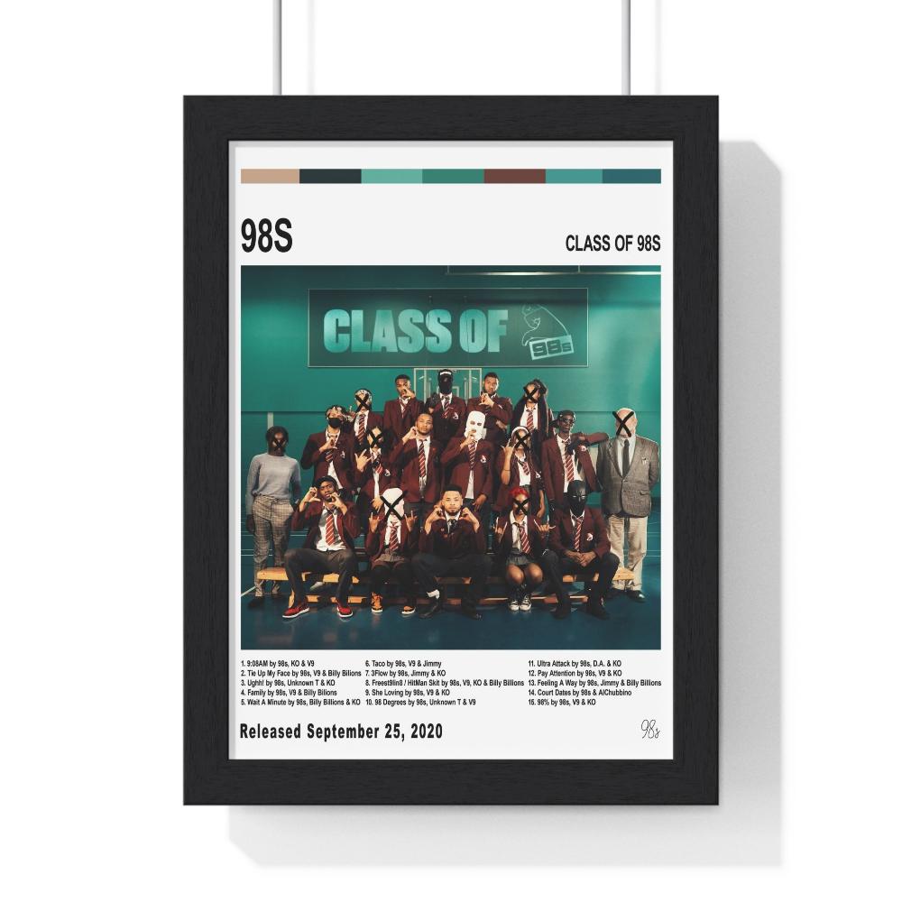 98s - Class of 98s Album Poster - Poster Kingz