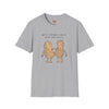 Light Blue t-shirt with We're Both Nuts Best Friend Peanut