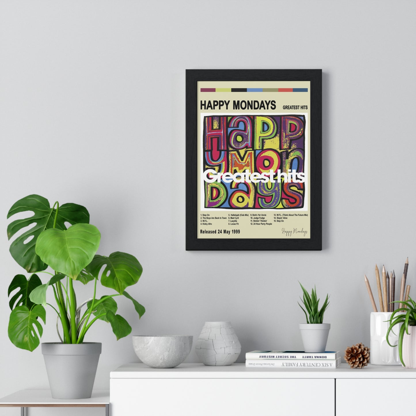 Happy Mondays - Greatest hits Album Cover Poster