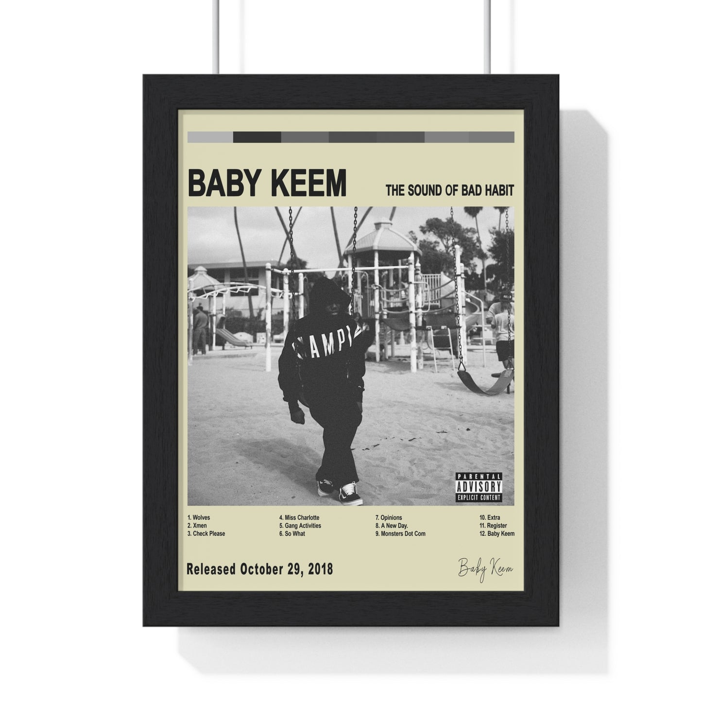 Baby Keem - The Sound of Bad Habit Album Poster