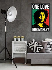 Bob Marley One Love reggae maxi poster 24 x 36 inch wall poster