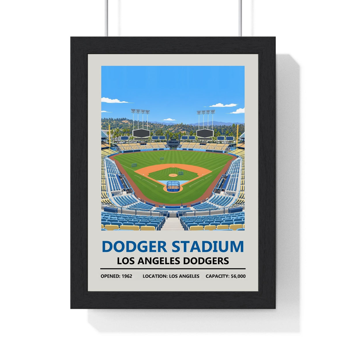 Dodger Stadium Los Angeles Dodgers Print