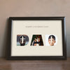 Lifestyle - Personalised Father's Day Photo Print leaning on a wooden sideboard