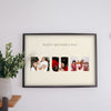 Lifestyle - Personalised Mother's Day Photo Print hanging on a living room wall
