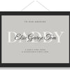 Personalised Daddy Print - framed print