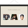 Personalised Father's Day Photo Print - framed print
