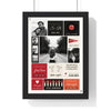 Personalised Matchbox Memories photo collage print in a black frame