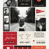 Full Matchbox Memories collage design with six photos