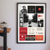 Lifestyle - Matchbox Memories collage print hanging on a wall