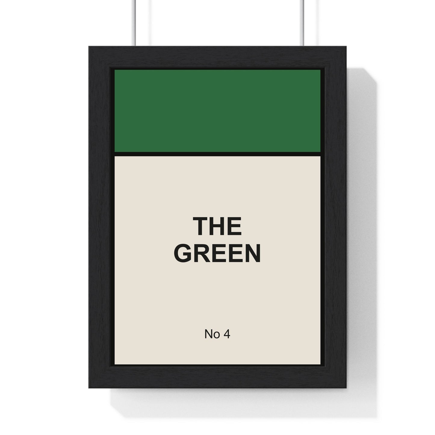 Personalised Street Sign Poster | Custom Monopoly Style Print | Any Colour