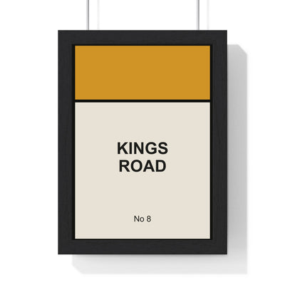 Personalised Street Sign Poster | Custom Monopoly Style Print | Any Colour
