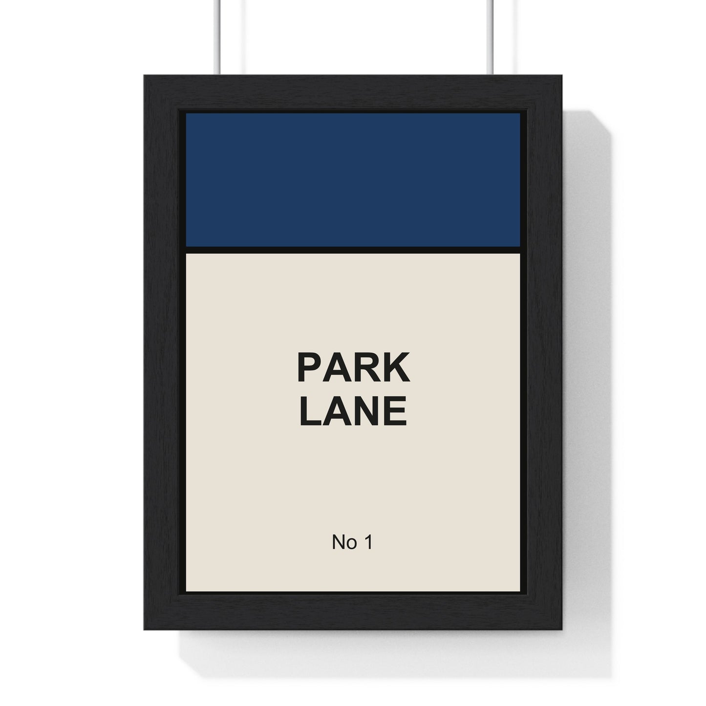 Personalised Street Sign Poster | Custom Monopoly Style Print | Any Colour