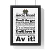 Phoenix Nights word cloud quotes print framed on a wall - unofficial fan art by Poster Kingz