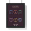 Plum personalised passport stamp print framed or unframed