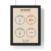 Sand colour personalised travel map passport stamp print