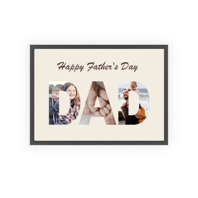 Personalised Father’s Day Photo Print | Custom Dad Poster Gift poster wall art print UK home decor