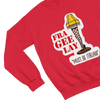 White t-shirt with A Christmas Story Fragile Fra Gee Lay Sweatshirt Xmas Movie close-up