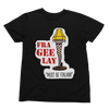 Red t-shirt with A Christmas Story Fragile Fra Gee Lay Sweatshirt Xmas Movie front view