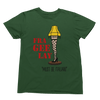Black t-shirt with A Christmas Story Fragile Fra Gee Lay Sweatshirt Xmas Movie flat lay