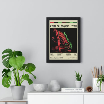 A Tribe Called Quest - The Low End Theory Album Cover Poster - Poster Kingz - A5 (unframed) - White - 