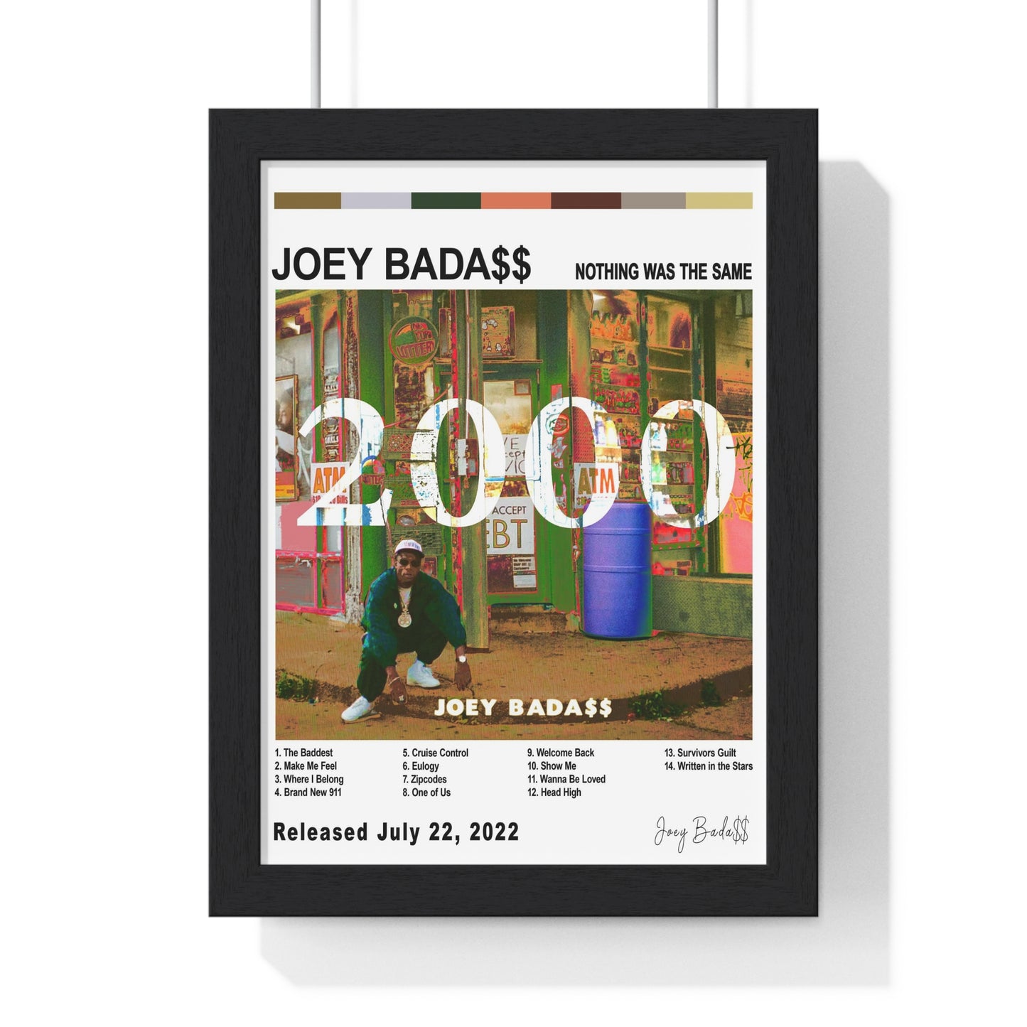 Joey Bada$$ - 2000 Album Cover Poster