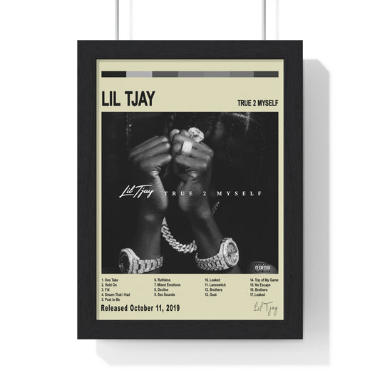 Lil Tjay - True 2 Myself Album Cover Poster