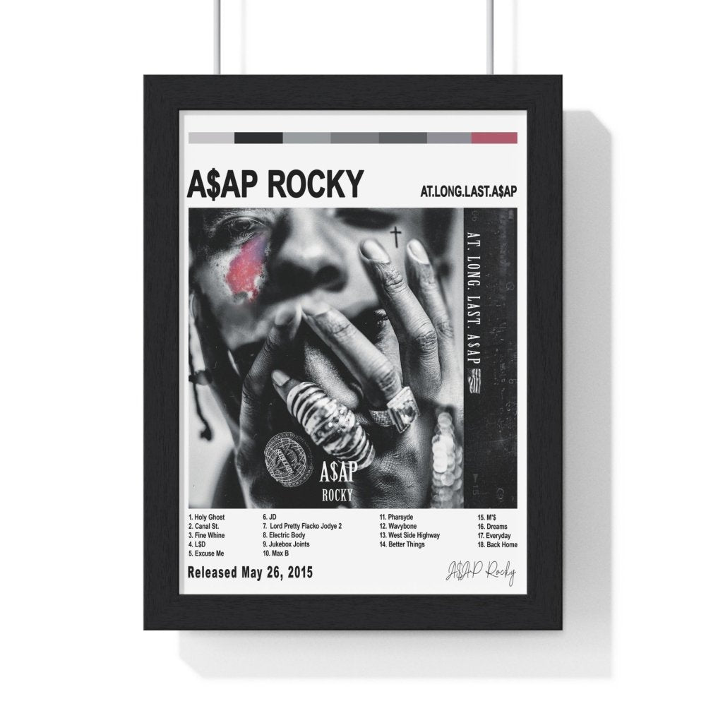 A$AP Rocky - AT.LONG.LAST.A$AP Album Cover Poster - Poster Kingz