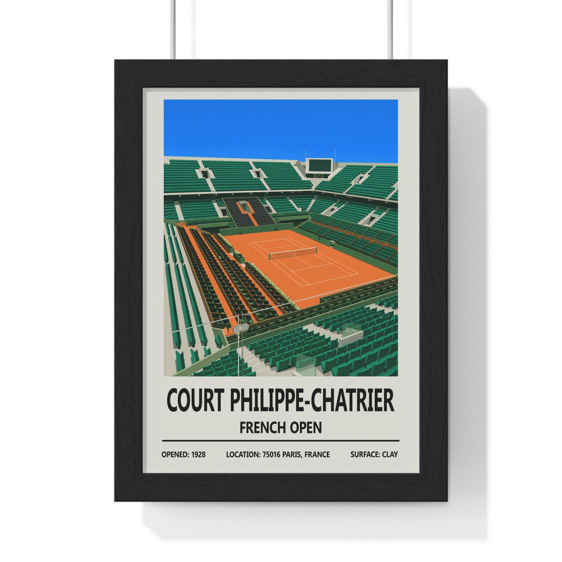 Court Philippe-Chatrier Poster lifestyle 1