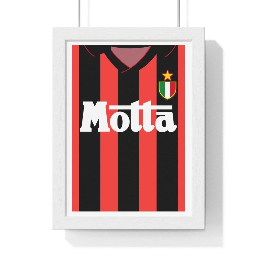 Framed AC Milan Football poster wall display