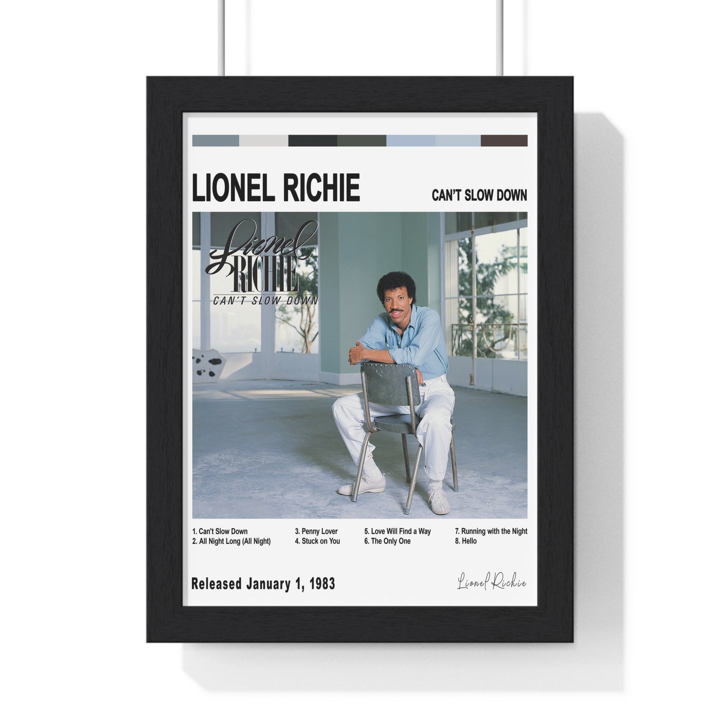 Lionel Richie - Can’t Slow Down Album Poster