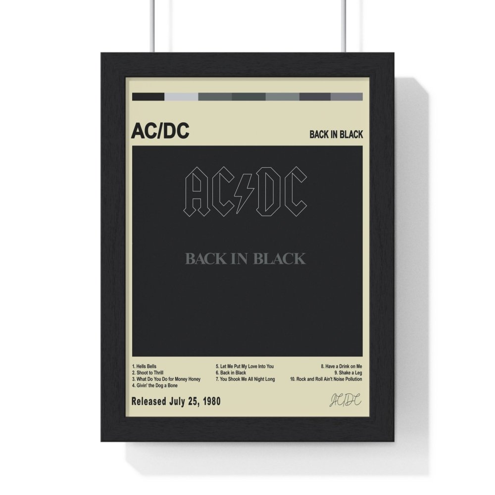 AC/DC Collection Album Poster - Poster Kingz