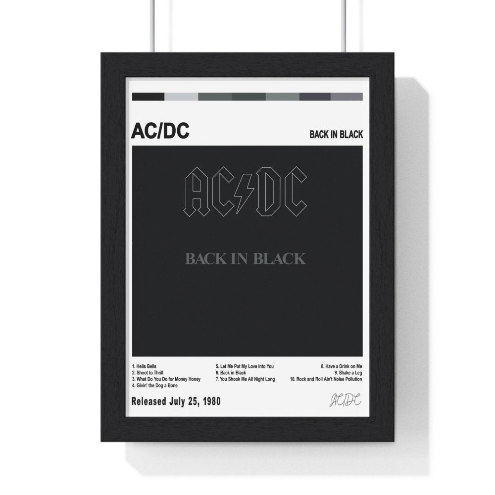 AC/DC Collection Album Poster - Poster Kingz