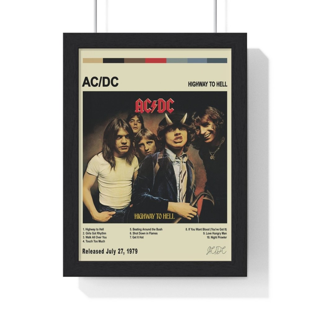 AC/DC Collection Album Poster - Poster Kingz