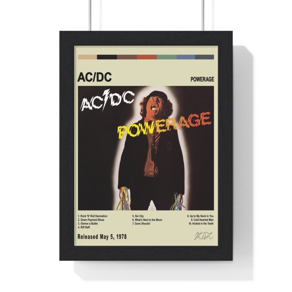 AC/DC Collection Album Poster - Poster Kingz