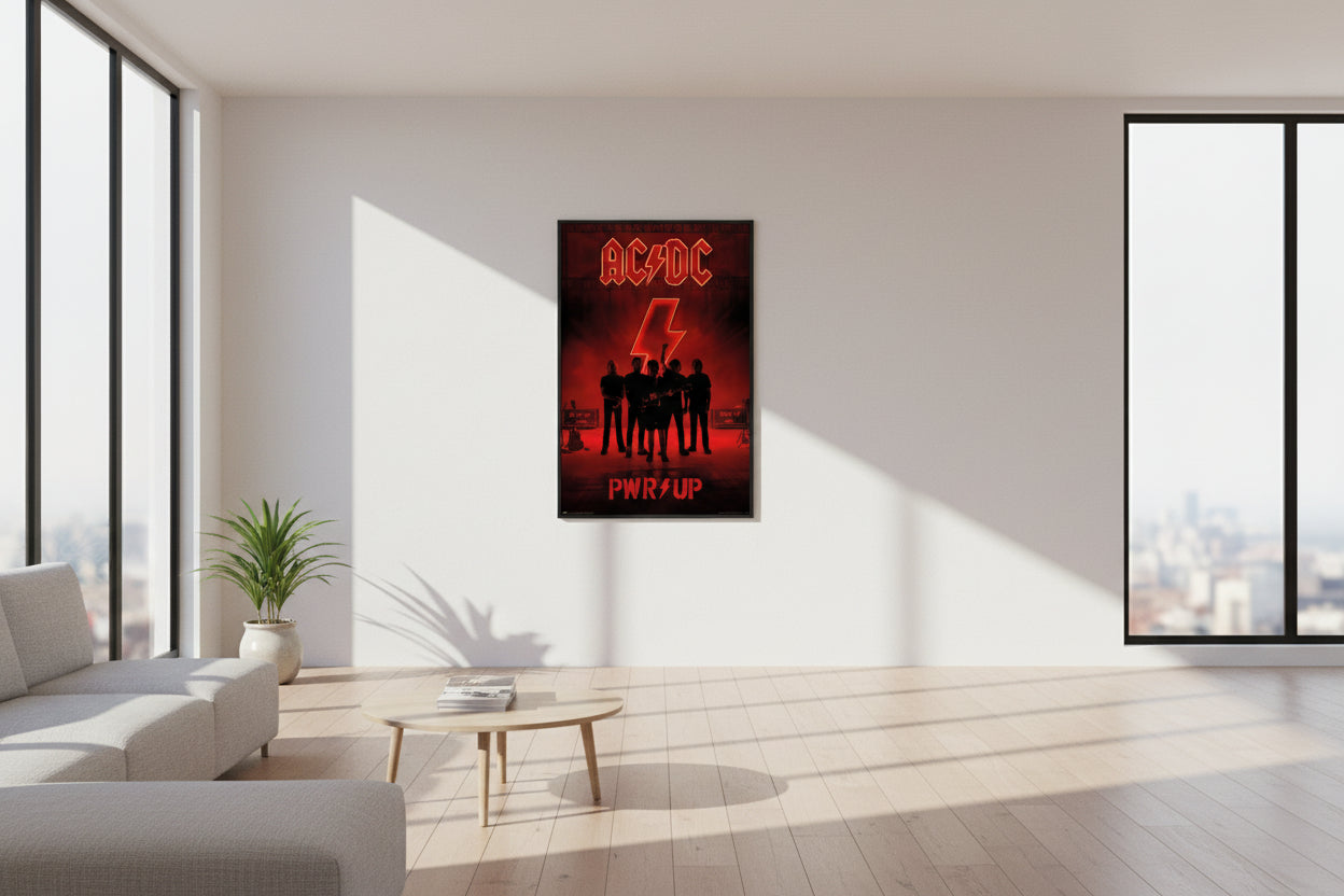 Framed AC/DC Power Up Album Artwork maxi poster