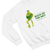 Red t-shirt with Alan Partridge Back of the Net & Sweatshirt Parody wall display