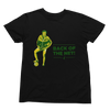 White t-shirt with Alan Partridge Back of the Net & Sweatshirt Parody