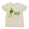 Sand t-shirt with Alan Partridge Back of the Net & Sweatshirt Parody close-up